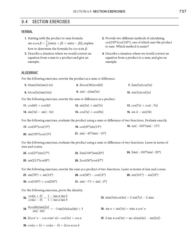 Algebra and Trigonometry - Front Matter 755